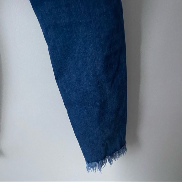 ⭐️ Good American | Light Wash High Rise Good Legs Raw Hem Skinny Jeans - Picture 10 of 10